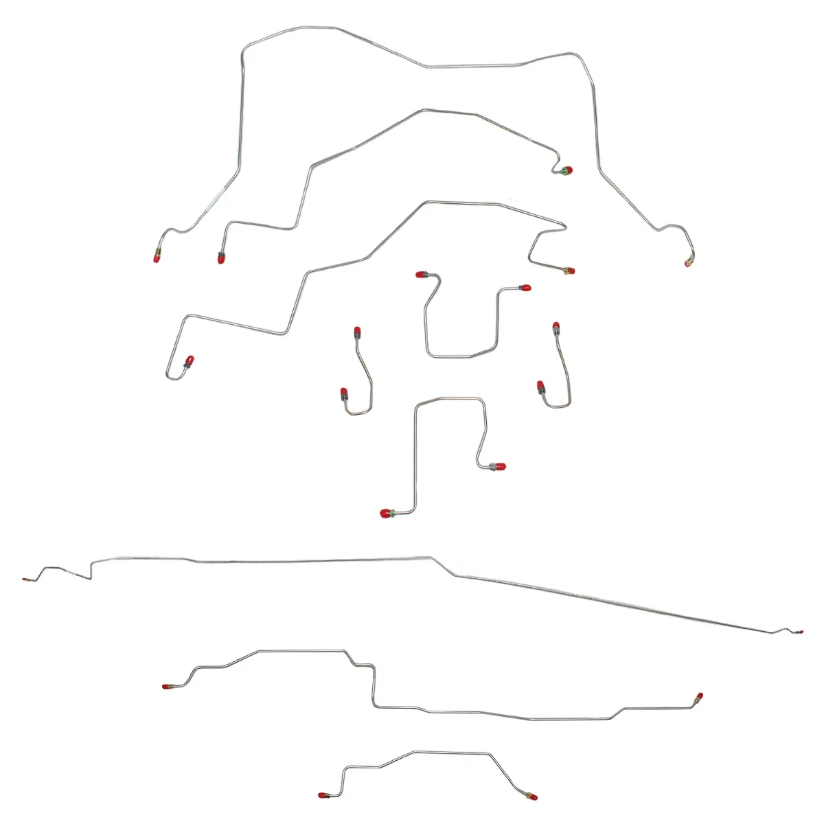 1998 - 2001 Dodge Ram 1500 Complete Brake Line Kit - CBK0206SS